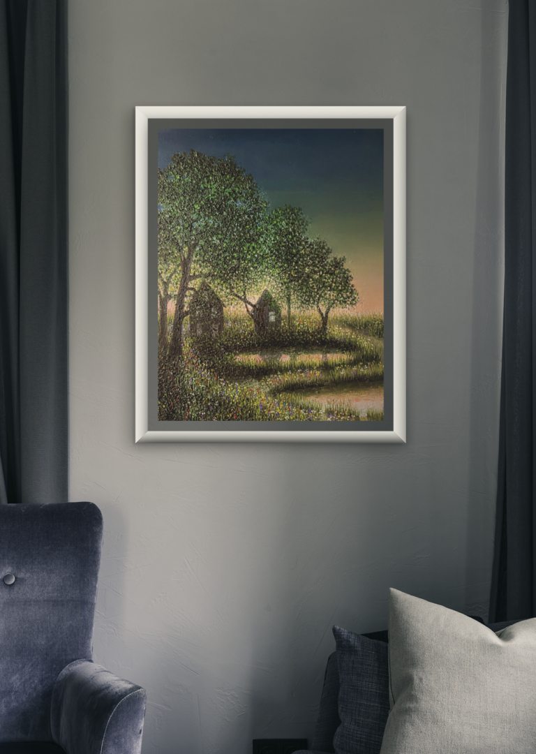 art print mockup featuring an elegant living room 3940 el1 9 1
