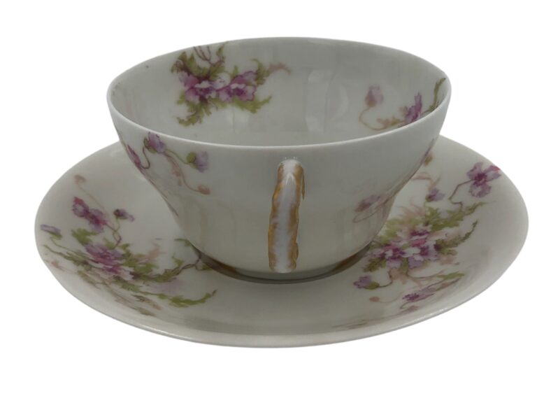 Teacup with Saucer Theodore Haviland Limoges 2