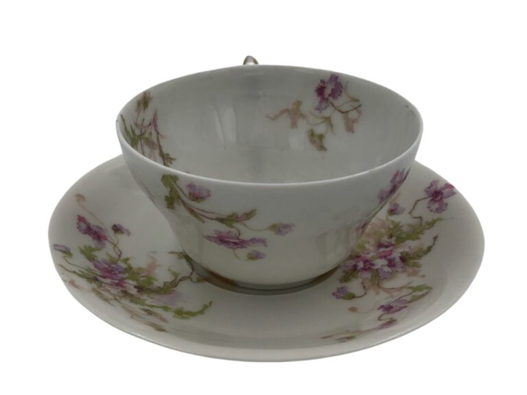 Teacup with Saucer Theodore Haviland Limoges 4