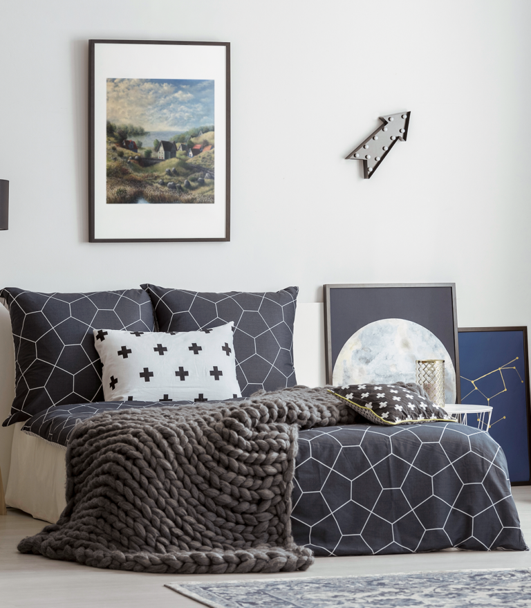 art print mockup featuring a modern bedroom 38876 r el2 1