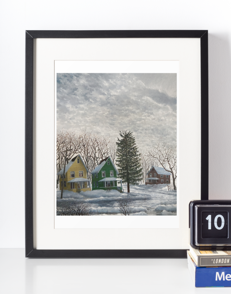 photo frame mockup featuring a retro alarm clock 604 el 3