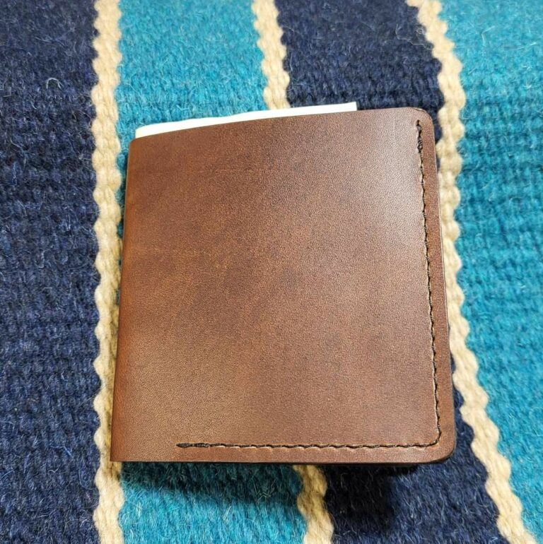 Billfold 10 1 Brown Oil Tan Folded