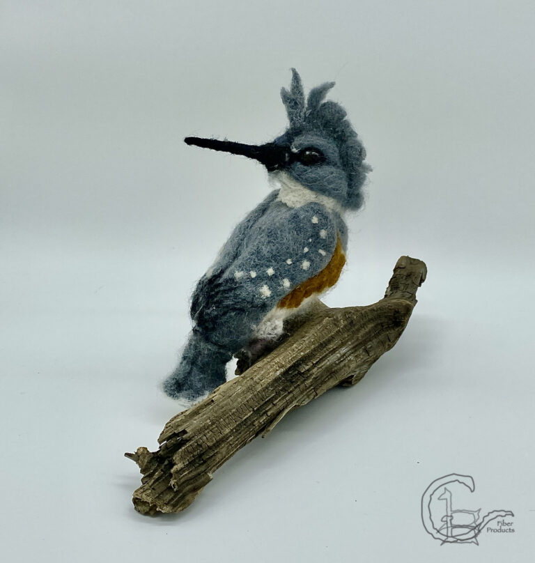 Needle felt belted Kingfisher