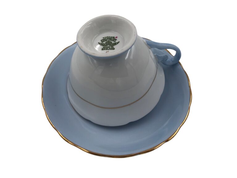 Teacup with Saucer Tuscan England 10