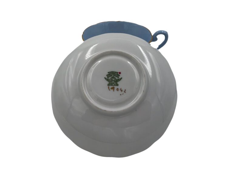 Teacup with Saucer Tuscan England 12