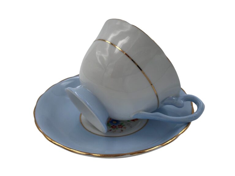 Teacup with Saucer Tuscan England 3