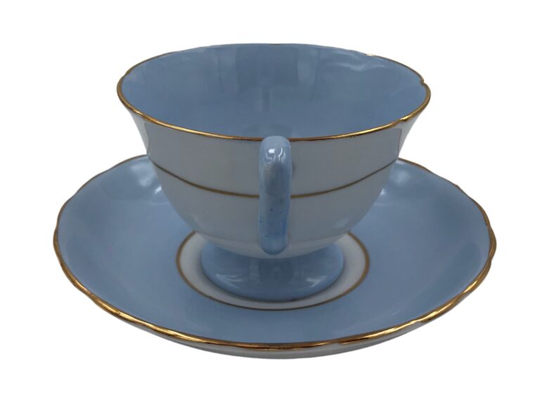 Teacup with Saucer Tuscan England 4