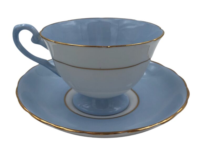Teacup with Saucer Tuscan England 5
