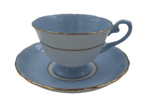 Teacup with Saucer Tuscan England 51 Vintage La Vie Lane 1a