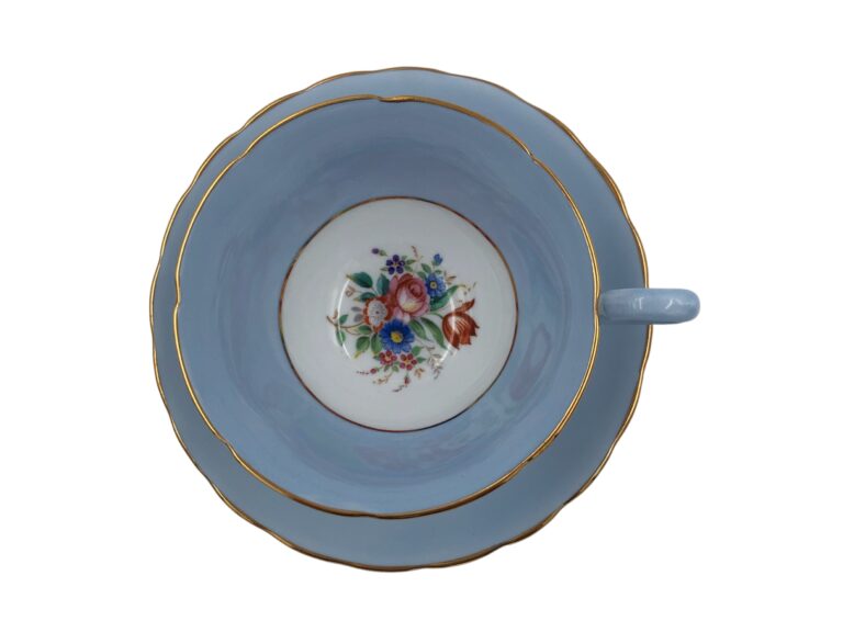 Teacup with Saucer Tuscan England 9