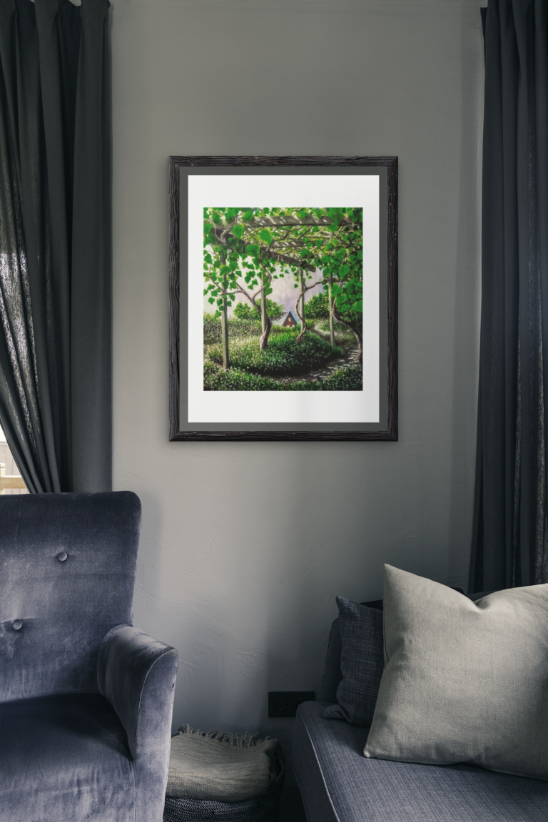art print mockup featuring an elegant living room 3940 el1 15