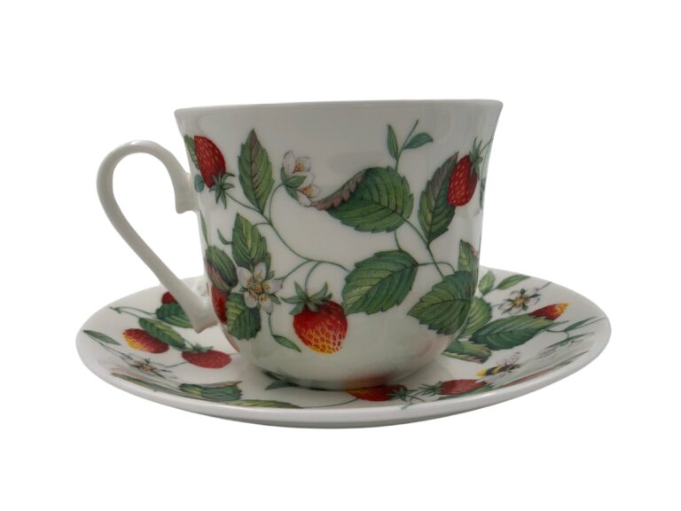 Breakfast Cup with Saucer Alpine Strawberry by Roy Kirkham 3