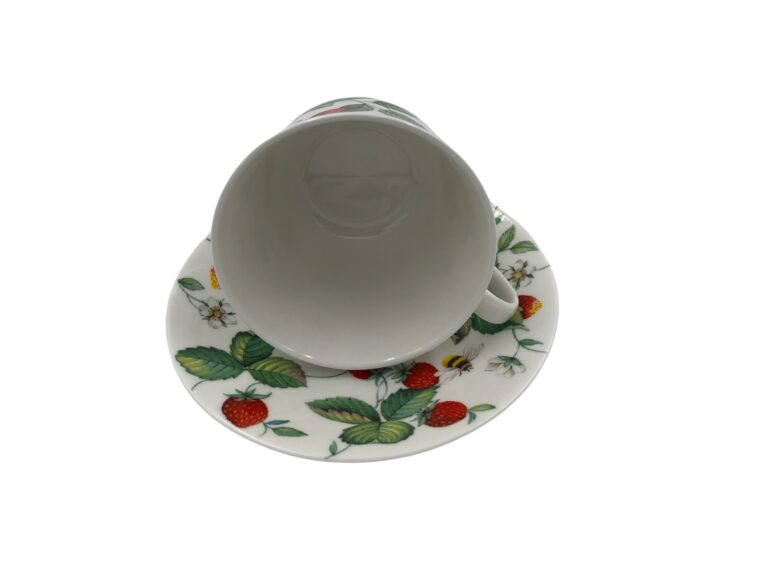 Breakfast Cup with Saucer Alpine Strawberry by Roy Kirkham 4