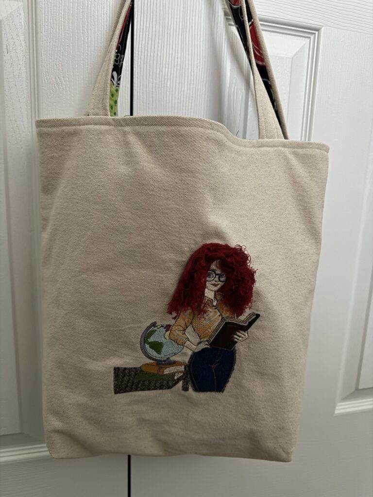 Red Head 3D Tote