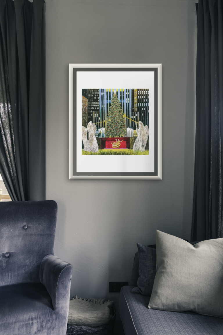 art print mockup featuring an elegant living room 3940 el1