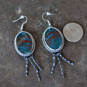 bloodstone earrings