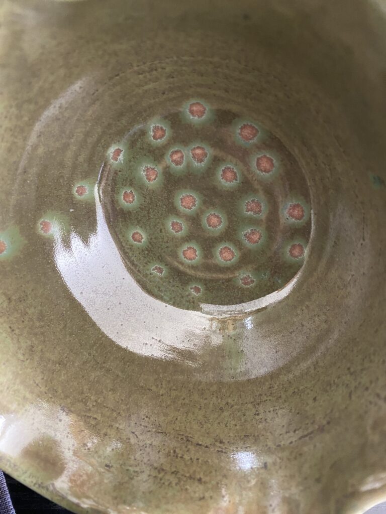 Green Ruffle Bowl