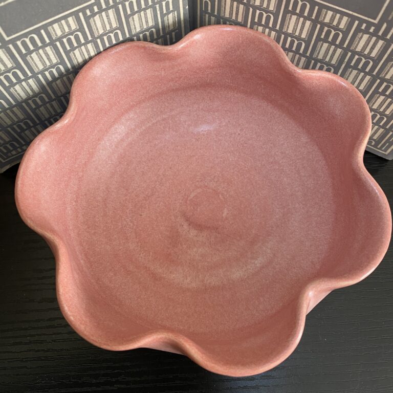 Pink Ruffle Bowl
