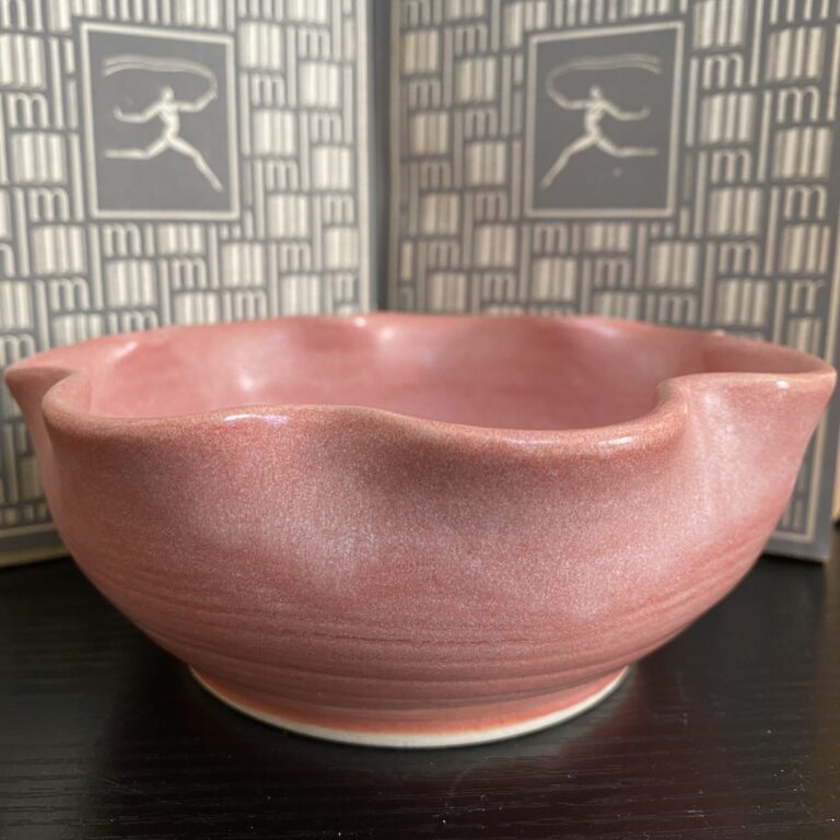 Pink Ruffle Bowl