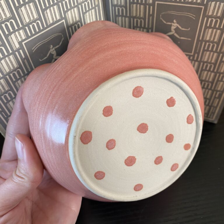 Pink Ruffle Bowl