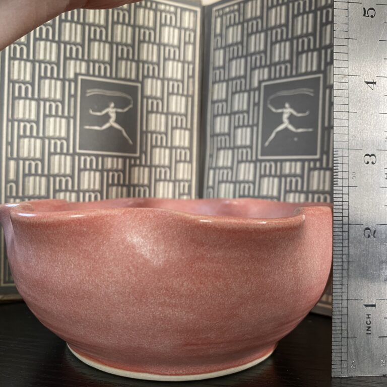 Pink Ruffle Bowl