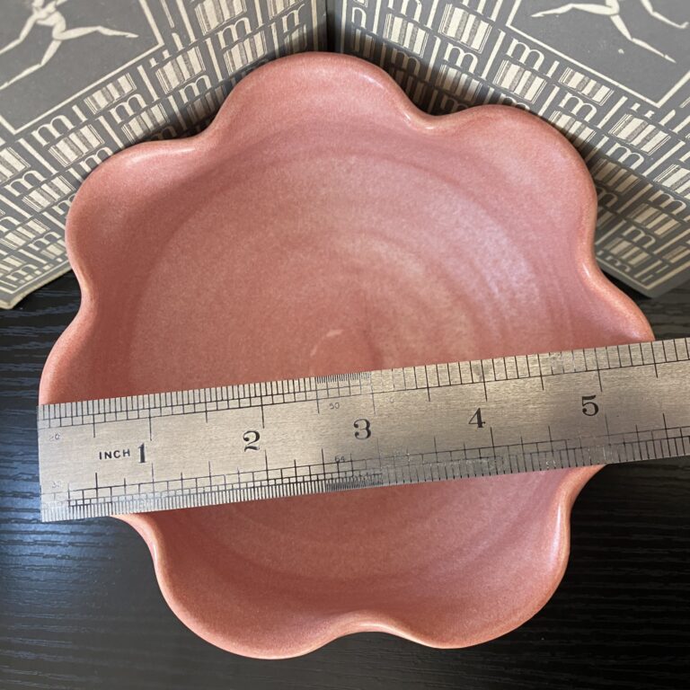 Pink Ruffle Bowl