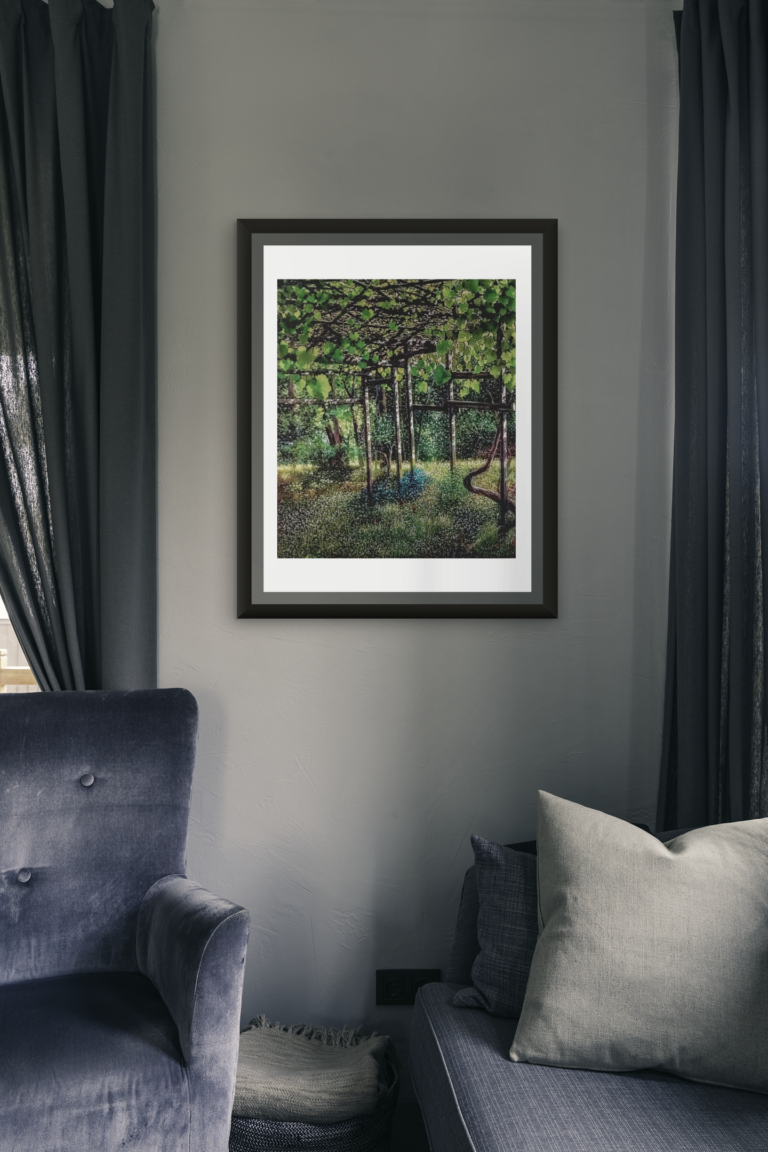copy of art print mockup featuring an elegant living room 3940 el1