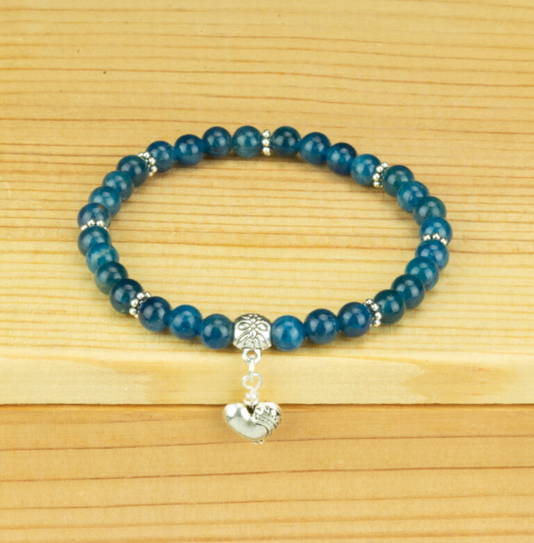 Apatite Heart Bracelet