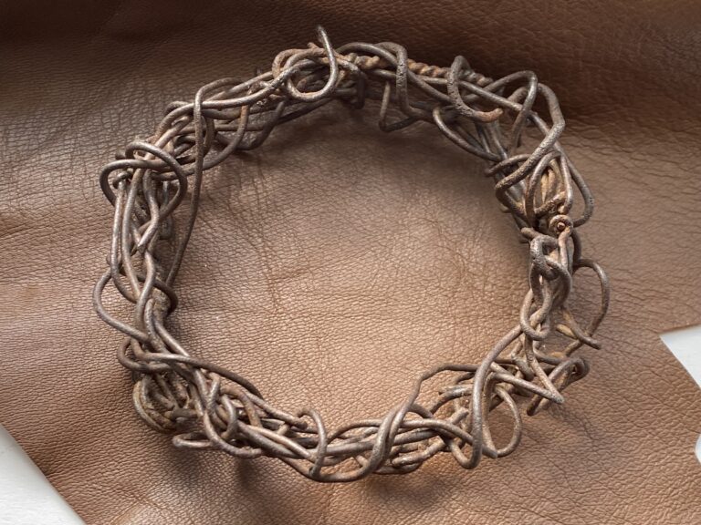 Rust Wire Bracelet