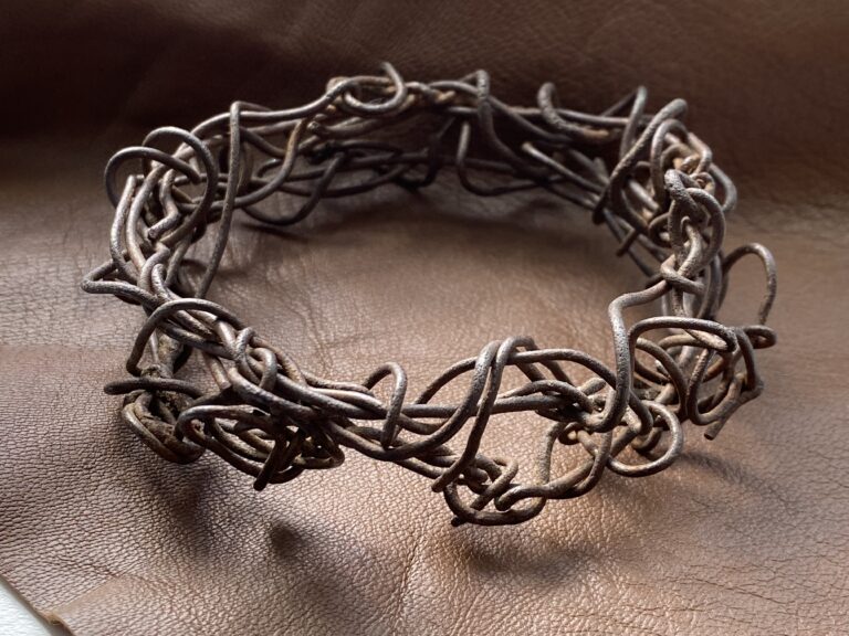 Rust Wire Bracelet