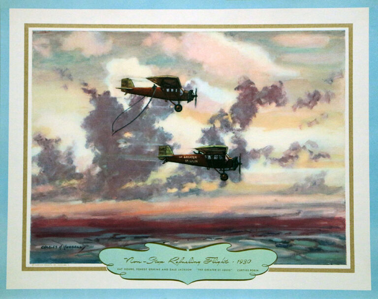 famousflights1942 10 Non Stop Refueling Flight 1930 Curtiss Robin
