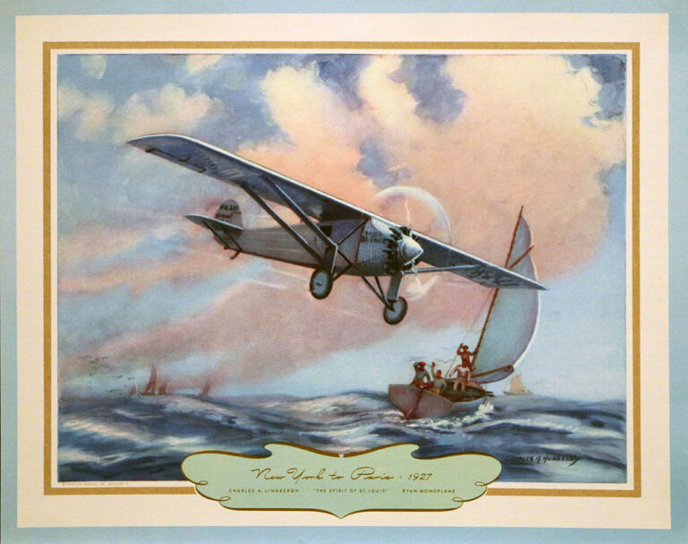 famousflights1942 11 New York to Paris 1927 Ryan Monoplane