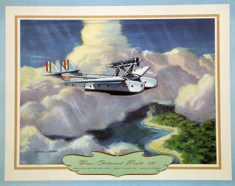 famousflights1942 3 Four Continent Flight 1927 Savoia S 55 Flying Boat