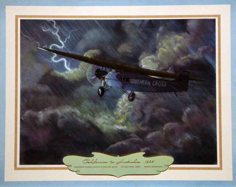 famousflights1942 5 California to Australia 1928 Fokker Monoplane