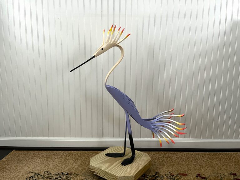 feathery crane 1