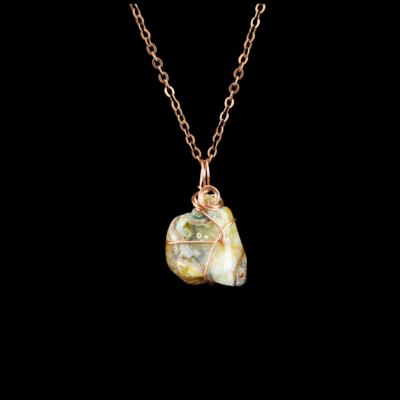 Tumbled Agate Pendant