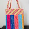 Peach Stripe Fashion Tote
