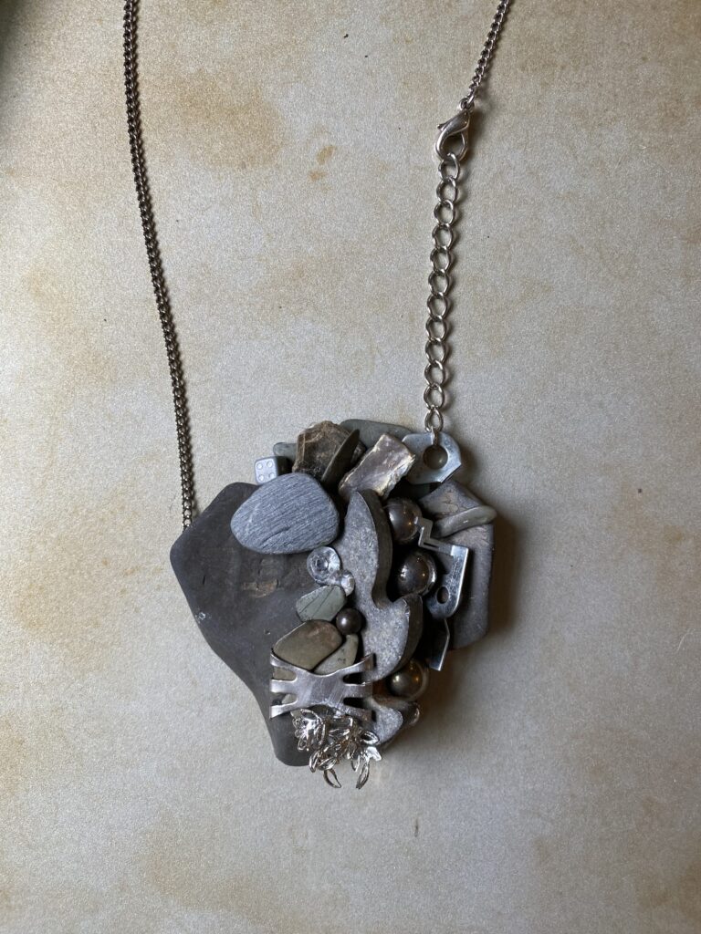 Grey Ghost Story Necklace