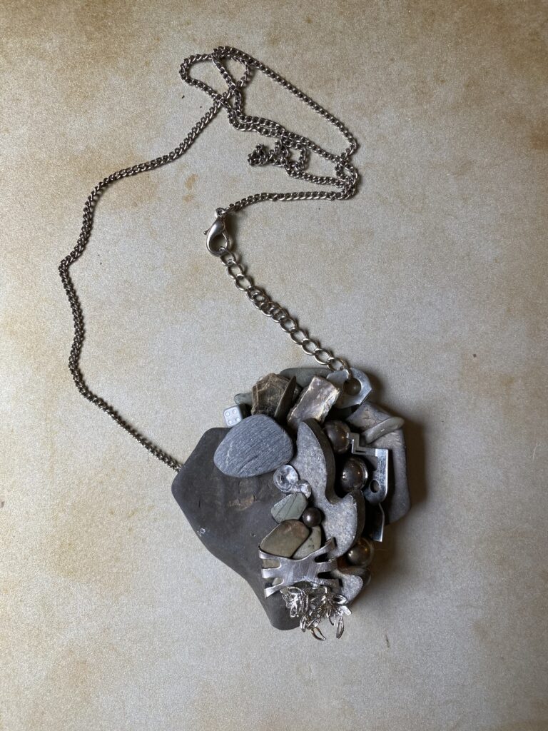 Grey Ghost Story Necklace