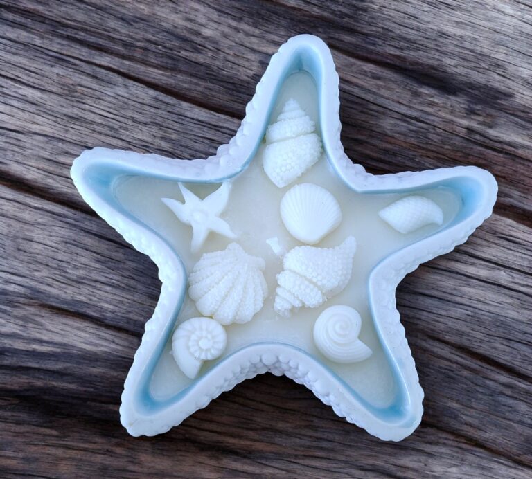 Coastal starfish candle