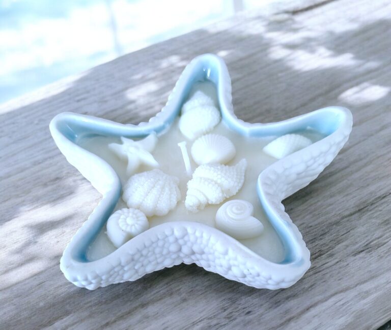Coastal Starfish Candle