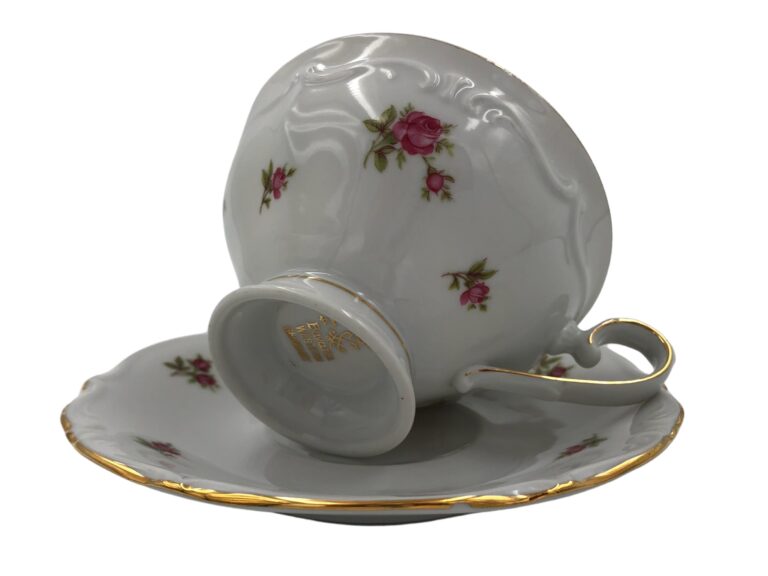 Bavaria Rose Bud Teacup And Saucer 2