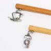 Hair Stick with coffe Cup and To Go Cup Charms