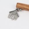 Hair Stick for putting up long hair - with Dog House Charm