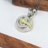 Hair Stick for putting up long hair with cute dog bowl charm