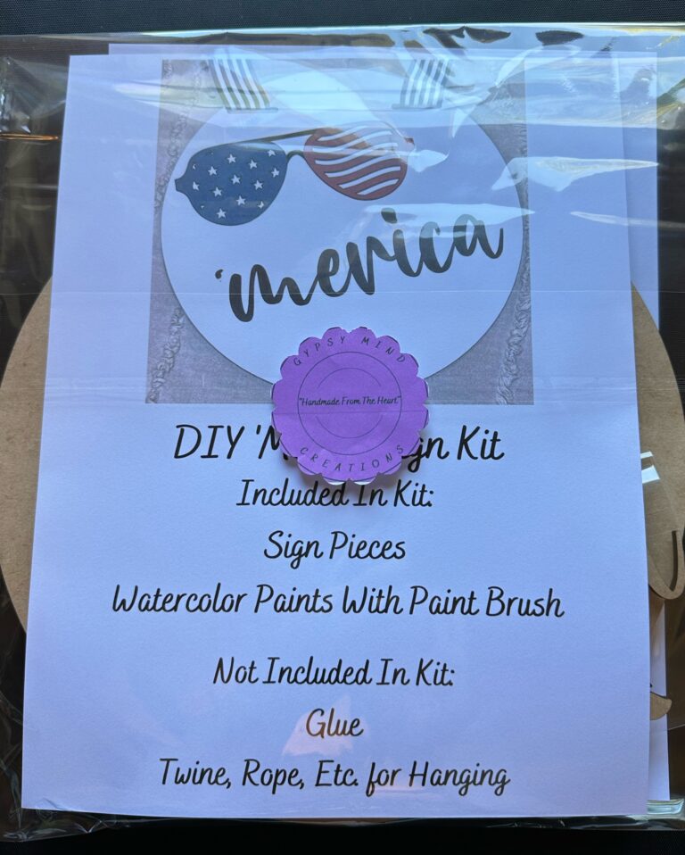 Merica DIY Sign Craft Paint Kit 2
