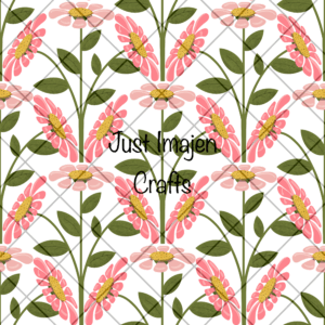 Elegant Pink Floral Seamless Design