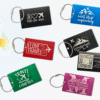 custom metal luggage tags