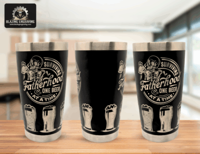 Surviving Fatherhood - 1 Beer At A Time - Stainless Steel Tumbler