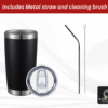 Includes straw and cleaning brush